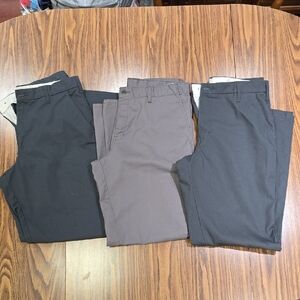 Men's Classic Fit Pants - Gray